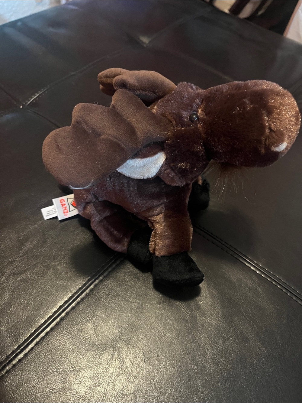 Ganz Webkins Brown and Black Plush Moose